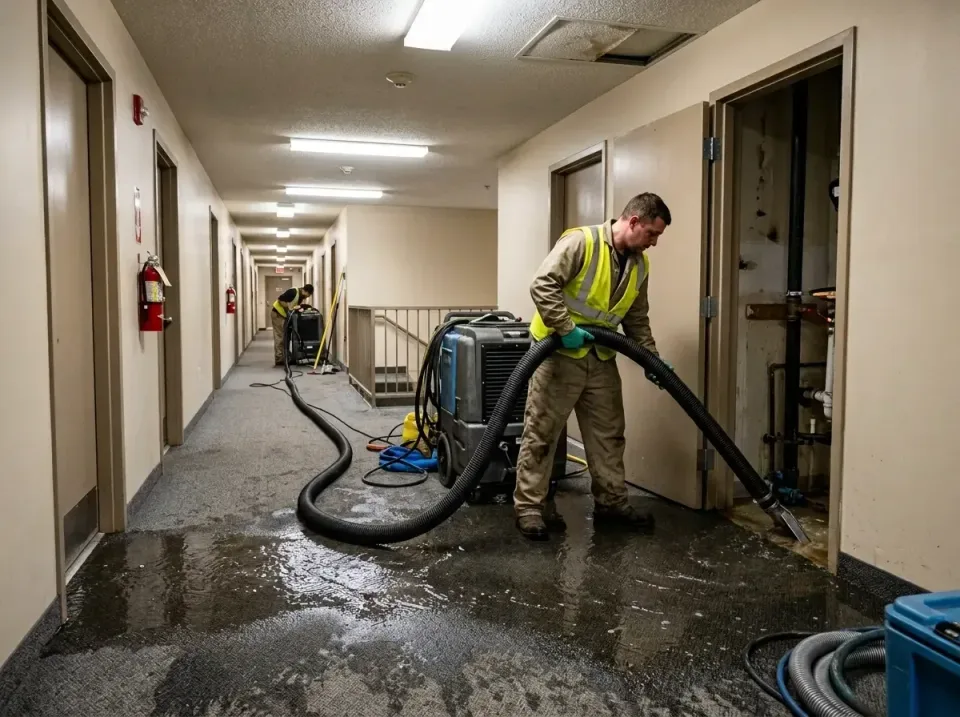 multi-unit-apartment-hallway-f-005 — frequently asked questions, Emergency Burst Pipe Water Extraction & Removal in Sun Vill…